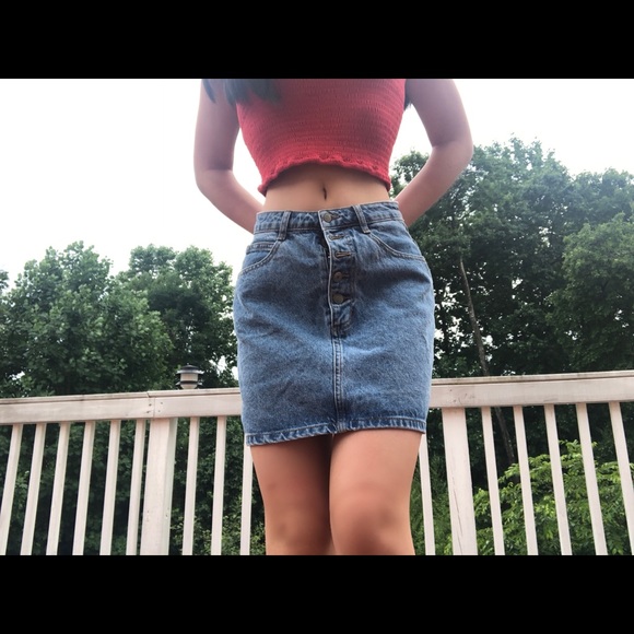 denim skirt - Picture 1 of 5